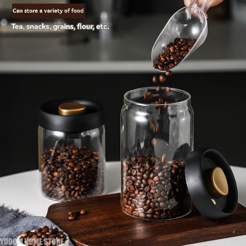 Coffee Tea Sugar Container Set - Storage Bottles Jars Honey Dispenser Mini