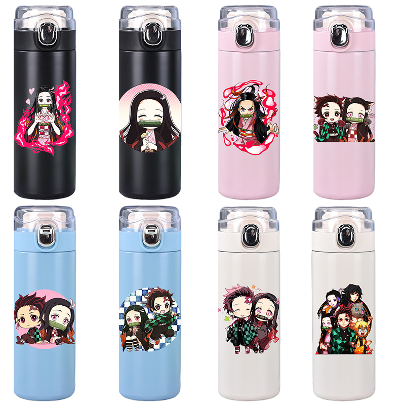 Coffee Tea Shop - Anime Demon Slayer Printed 400ml Thermos