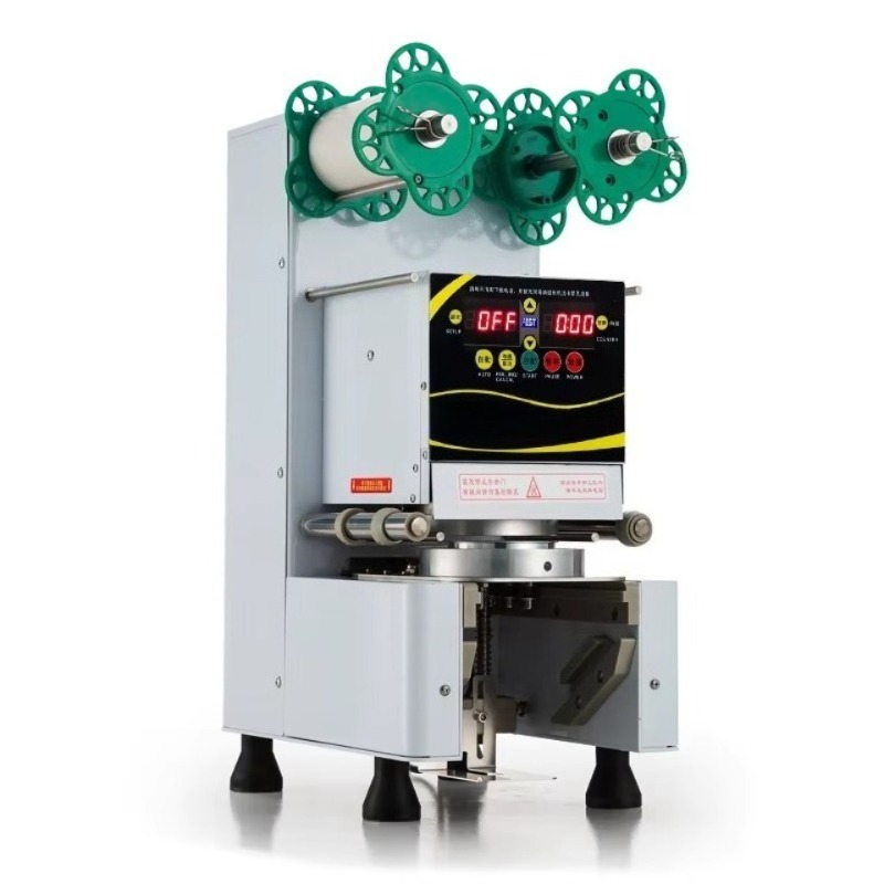 Juice Tea Coffee - Automatic Plastic Cup Sealing Machine Commercial