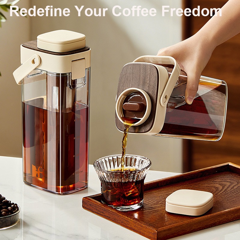 Coffee Tea Infusion - Cold Brew Coffee Pitcher Leak Proof