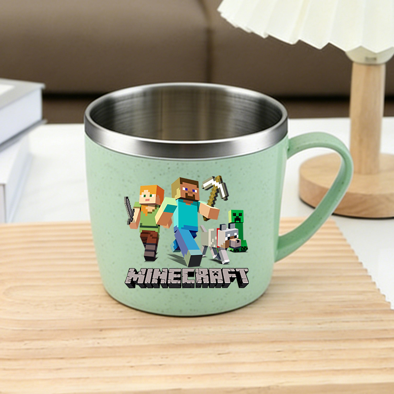 Coffee Tea Shop - Minecrafted Stainless Steel Water Cups Game