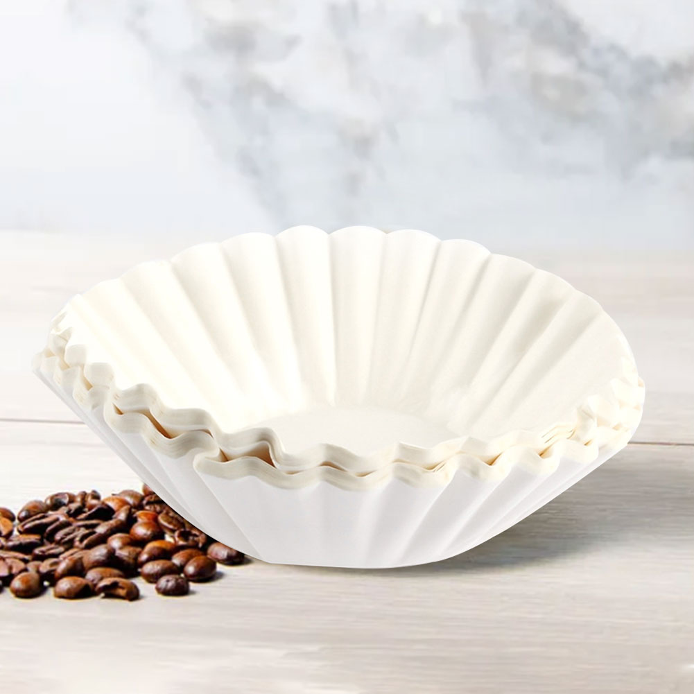 50/100Pcs Basket Coffee Filter - Coffee Tea Paper Cups 评论和价格