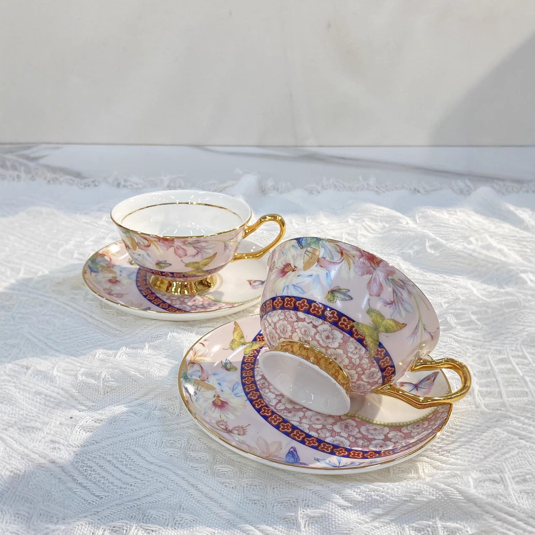 Classical Porcelain Cup&saucer - Juice Tea Coffee 评论和价格