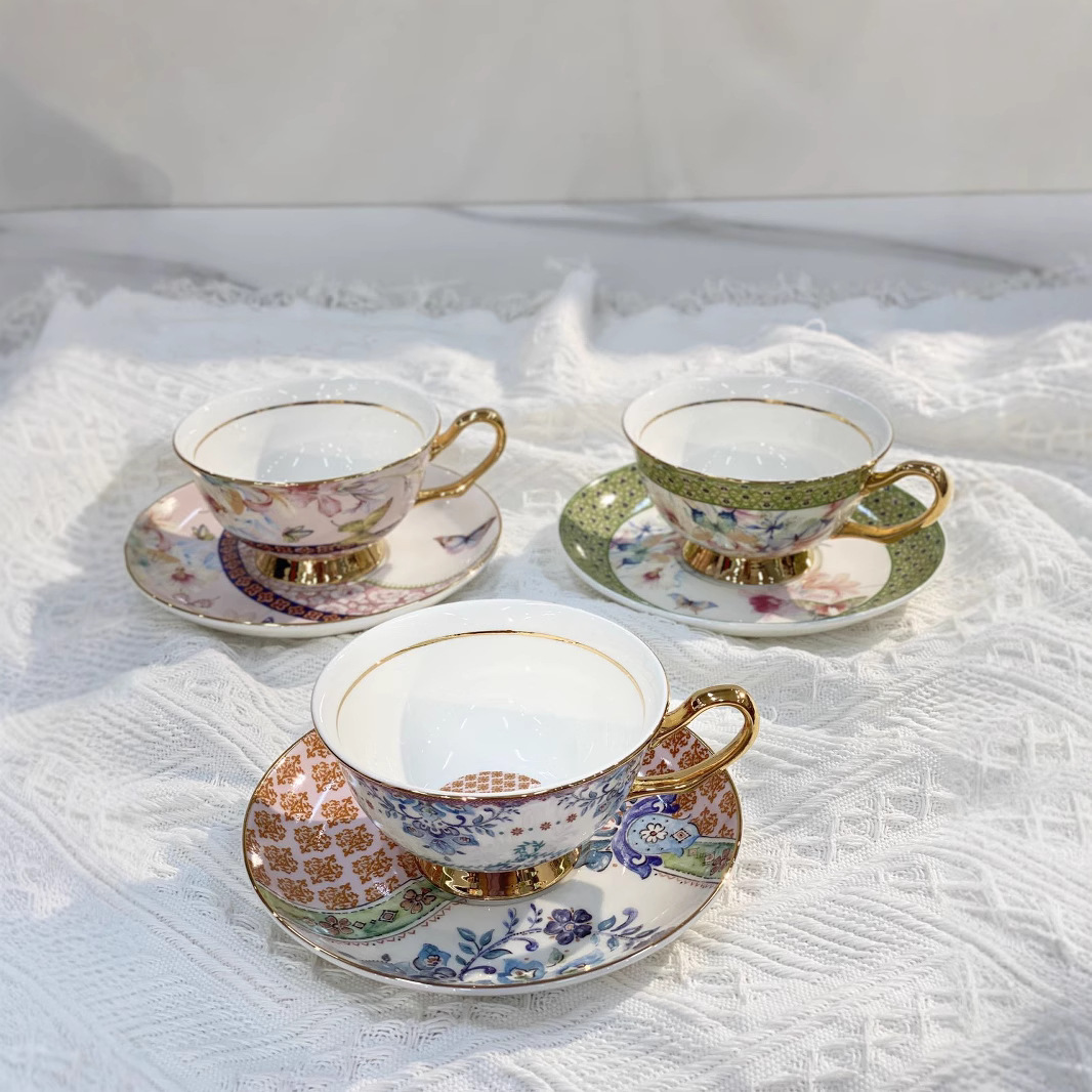 Classical Porcelain Cup&saucer - Juice Tea Coffee 评论和价格