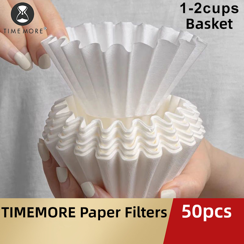 TIMEMORE 1-2Cups Basket Coffee - Coffee Tea Paper Cups 评论和价格
