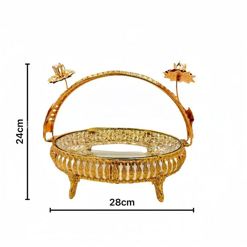 12pcs Glass Fruit Tray Luxury  - Coffee Tea Break 评论和价格