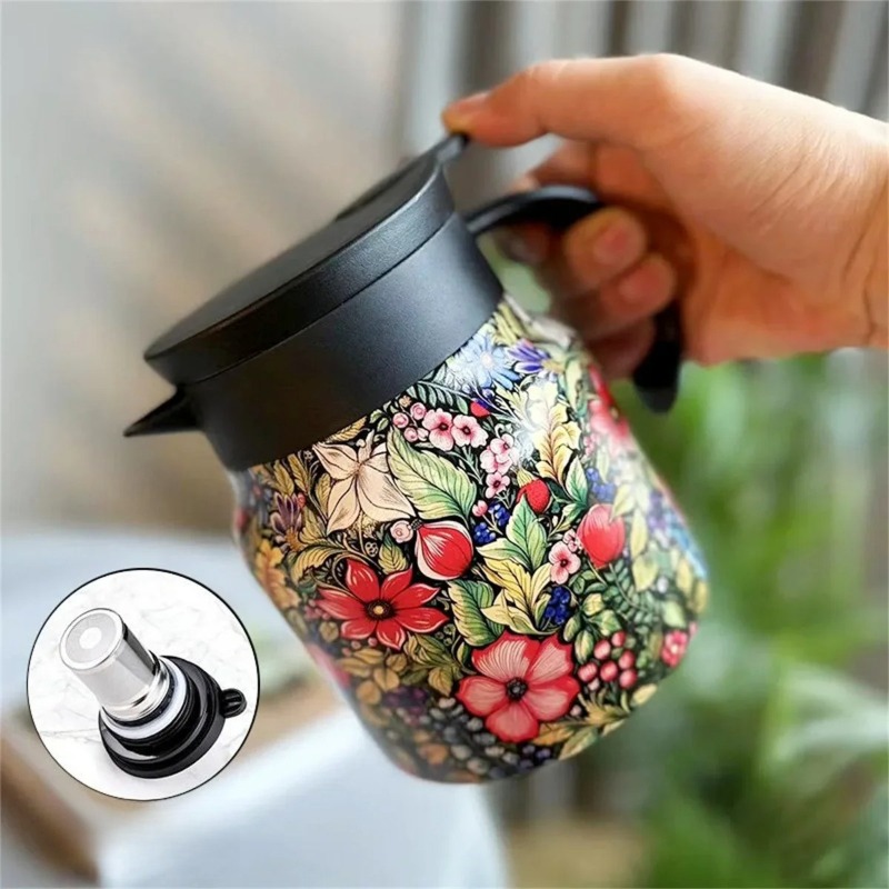 800ml Coffee Pot with Tea Infu - Coffee Tea Infusion 评论和价格