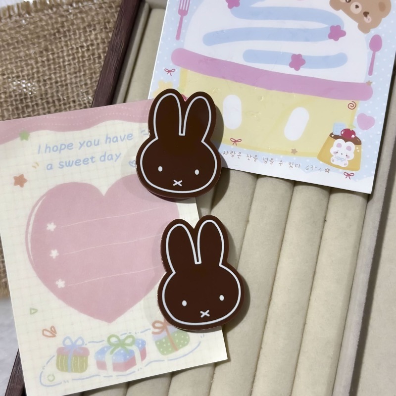 Cute Miffy Rabbit Hair Clips,  - Coffee Tea Shop 评论和价格