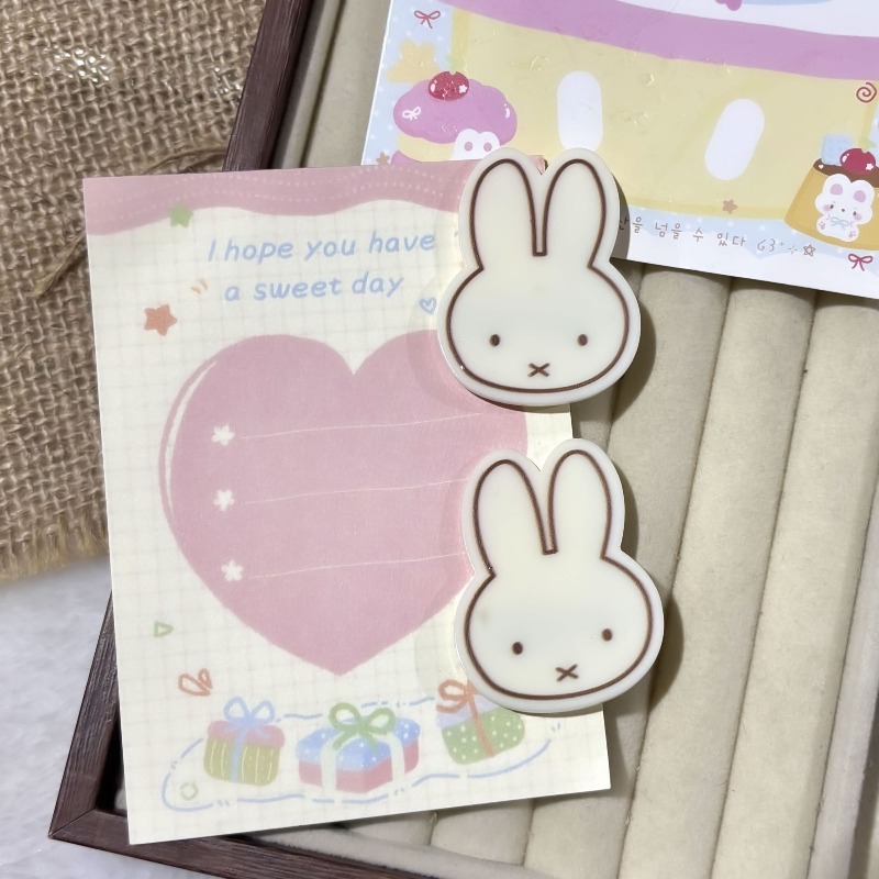 Cute Miffy Rabbit Hair Clips,  - Coffee Tea Shop 评论和价格