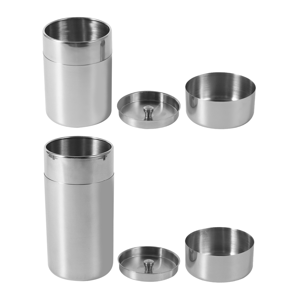 Stainless Steel Tea Leaf Tins  - Coffee Tea Sugar Container Set 评论和价格