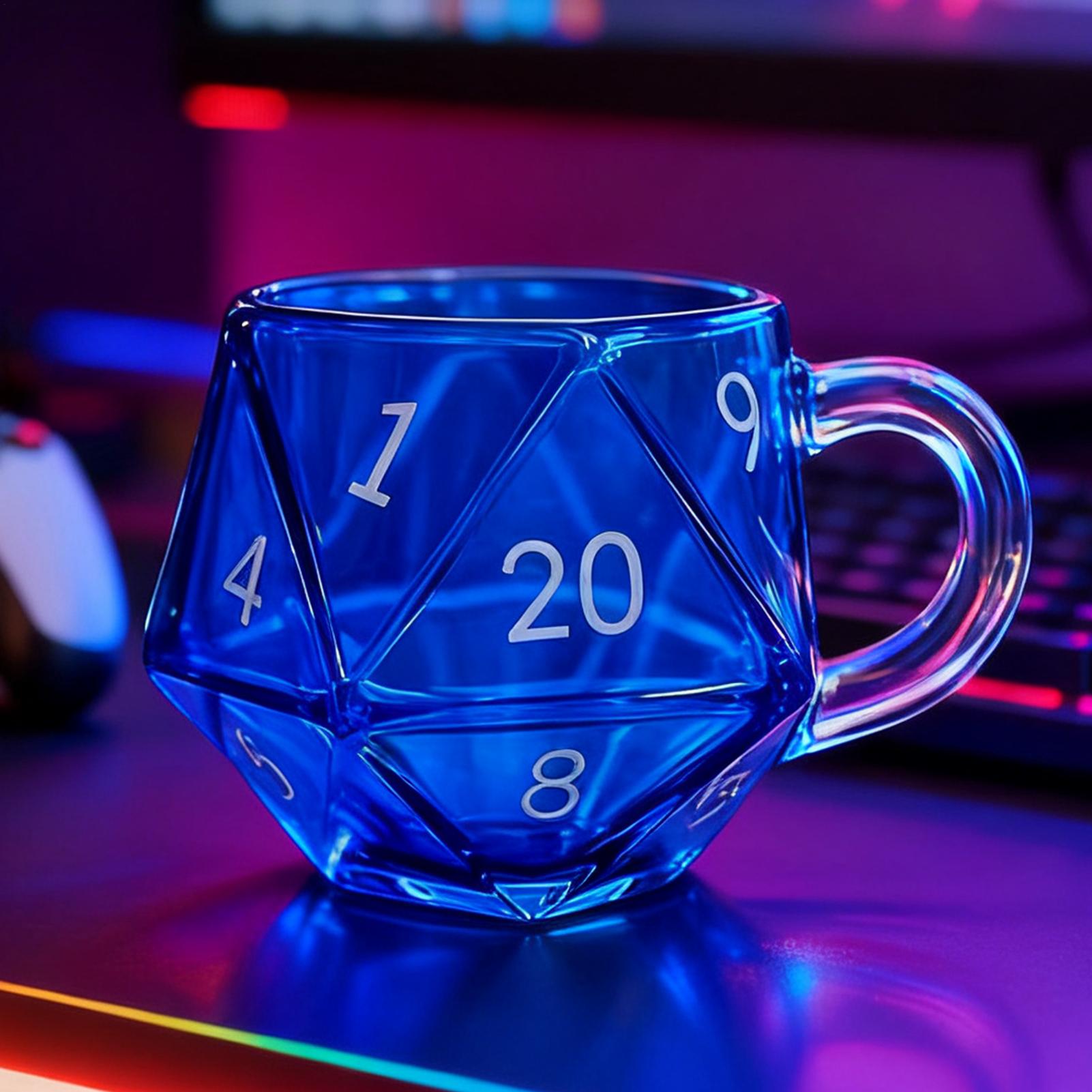 Tea Mug Polyhedral Dice Water  - Coffee Tea Break 评论和价格