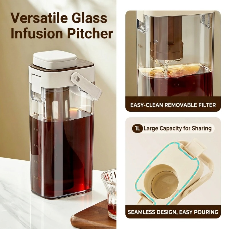 Cold Brew Coffee Pitcher Leak  - Coffee Tea Infusion 评论和价格