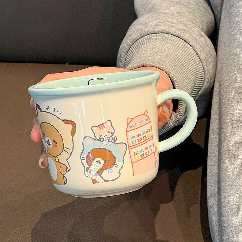 Cute Rilakkuma Ceramic Mug Hig - Coffee Tea Shop 评论和价格