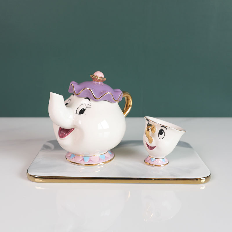 Hot Teapot Cartoon Beauty And  - Coffee Tea Shop 评论和价格
