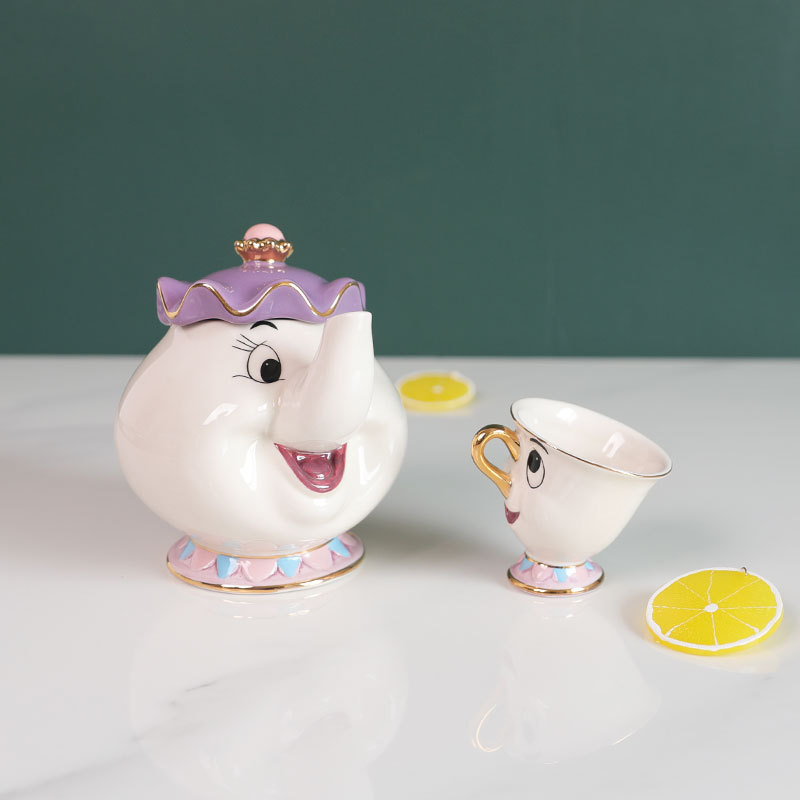 Hot Teapot Cartoon Beauty And  - Coffee Tea Shop 评论和价格