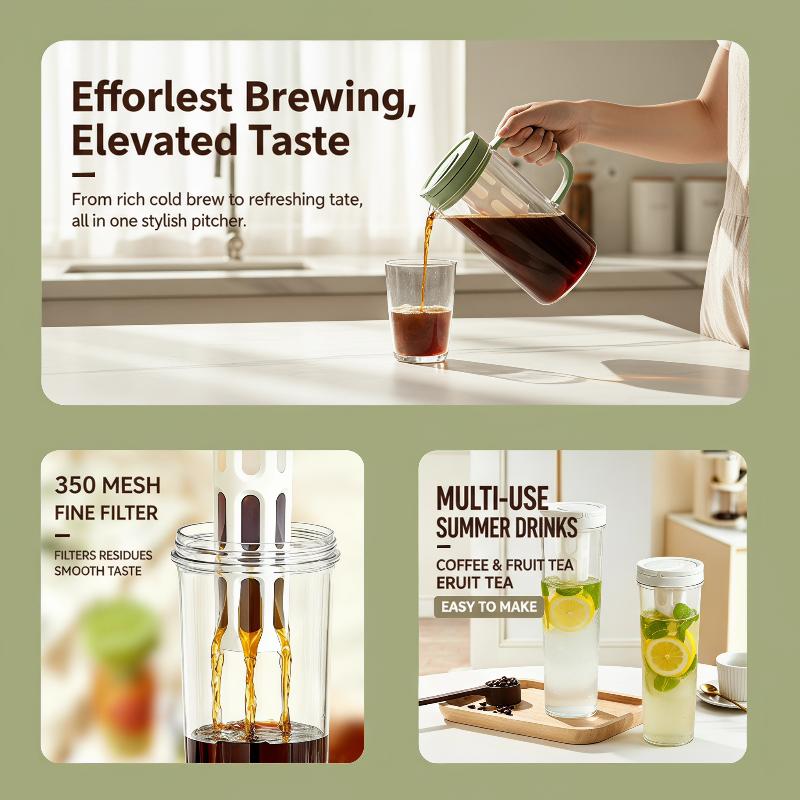 1L Manual Cold Brew Coffee Mak - Cold Brew Bottle 评论和价格