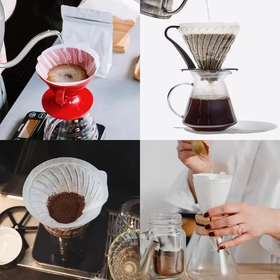 50pcs/set Log Pulp Paper Coffe - Coffee Tea Infusion 评论和价格