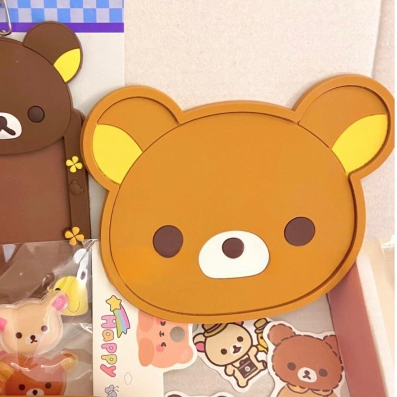 Cute Rilakkuma Cup Coaster Hea - Coffee Tea Shop 评论和价格