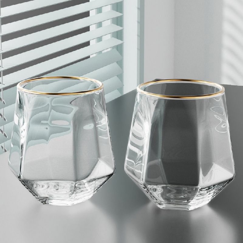 320ml 4pcs Set Hexagonal Cup W - Juice Tea Coffee 评论和价格