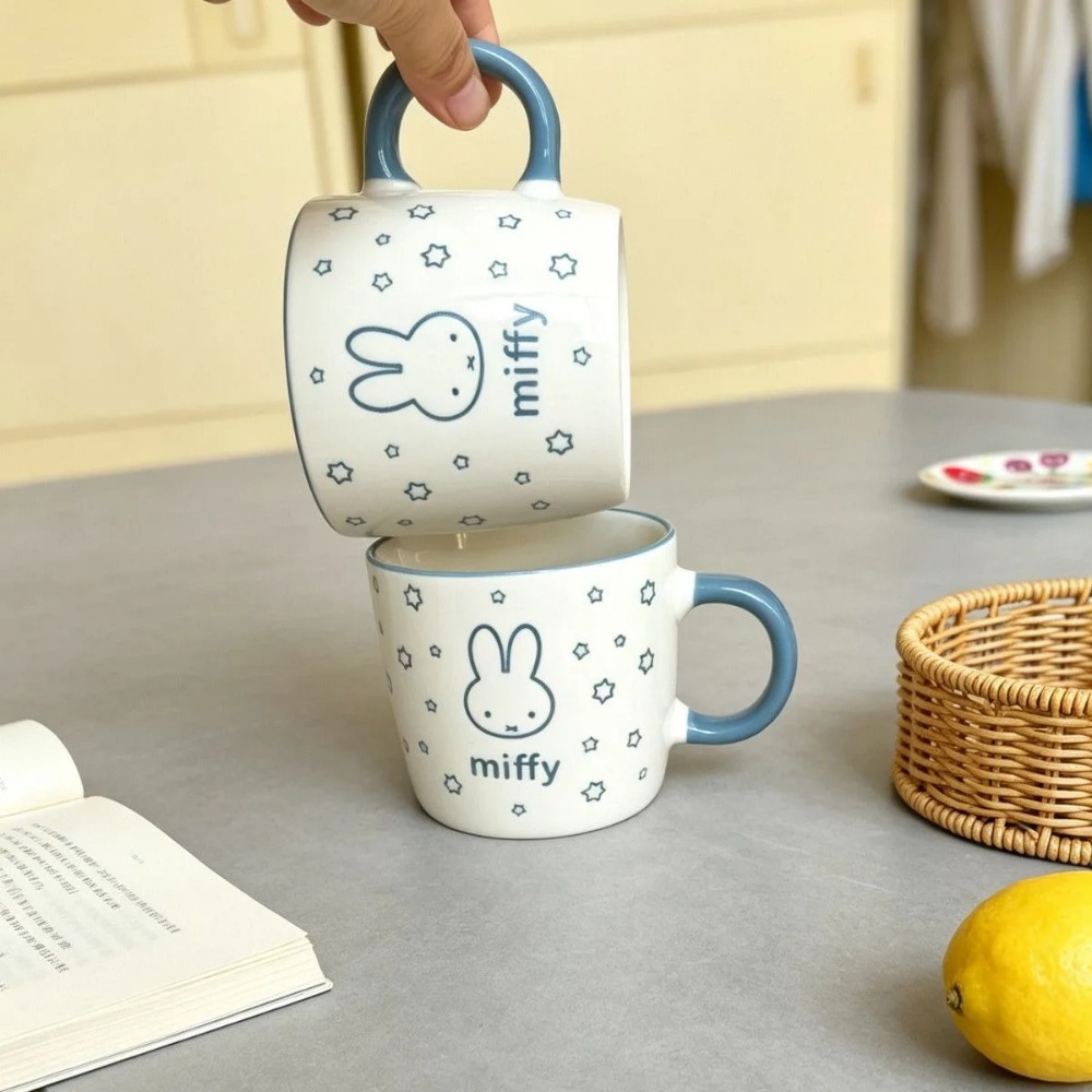 Cute Miffy Ceramic Mug Househo - Coffee Tea Shop 评论和价格