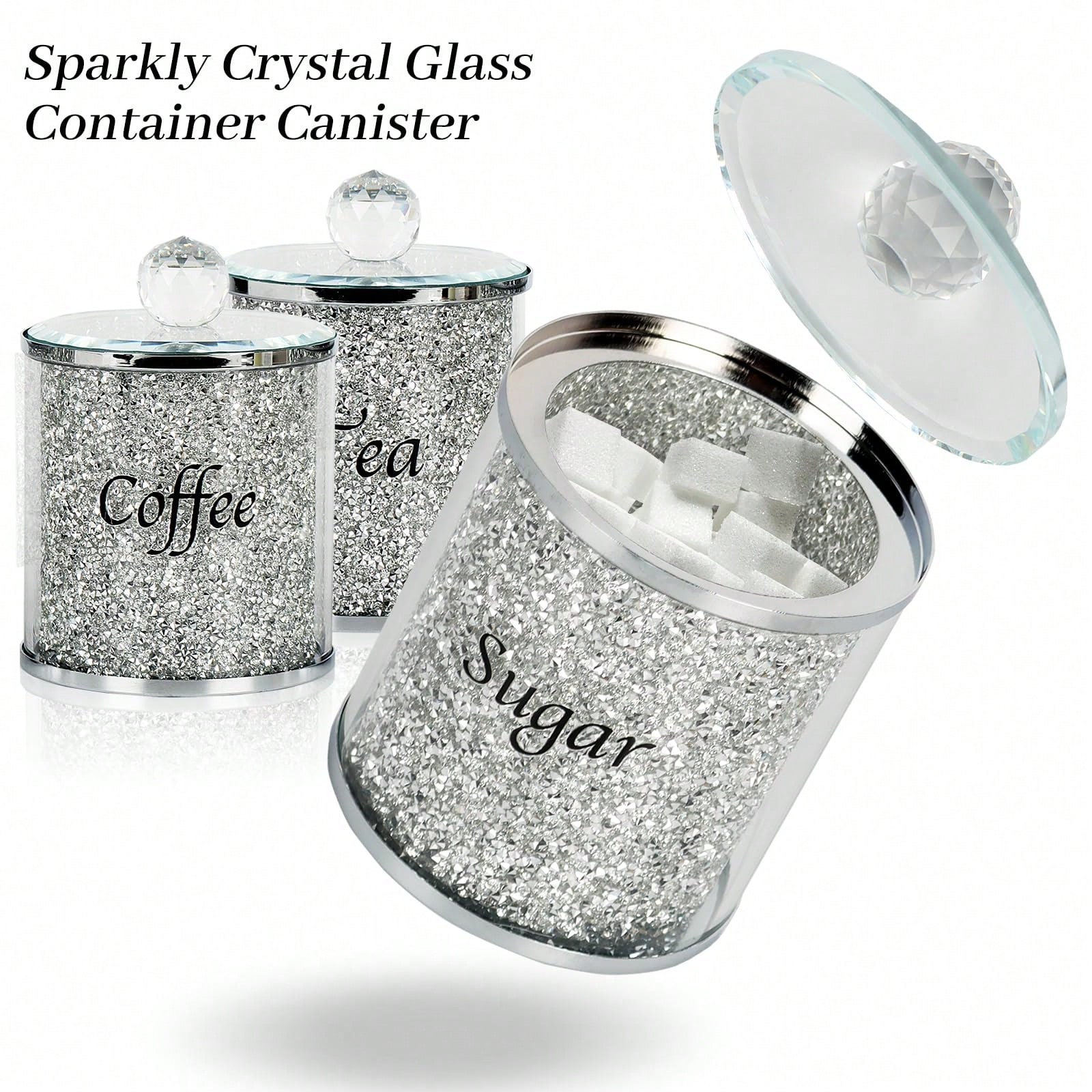 Coffee Sugar Tea Canister Set  - Coffee Tea Sugar Container Set 评论和价格