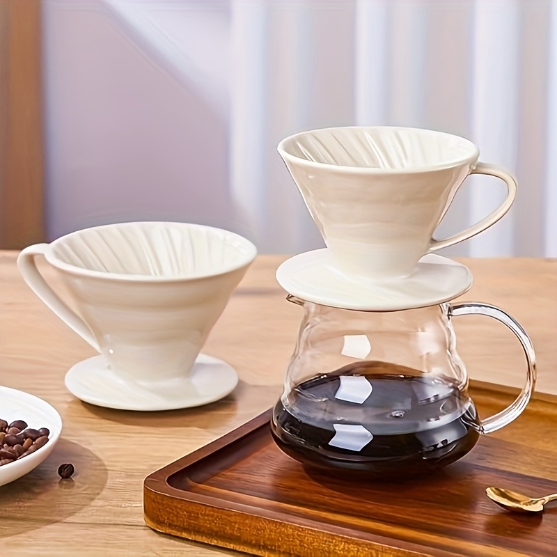 Pour Over Coffee Maker, Cerami - Coffee Tea Paper Cups 评论和价格