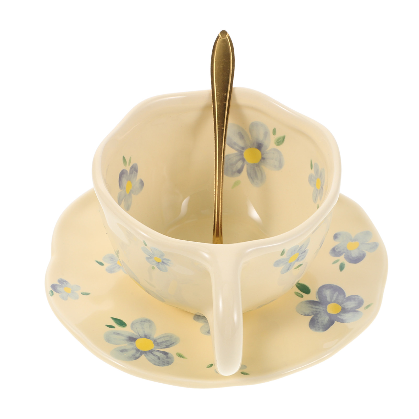 1Set Creative Ceramic Coffee C - Coffee Tea Break 评论和价格
