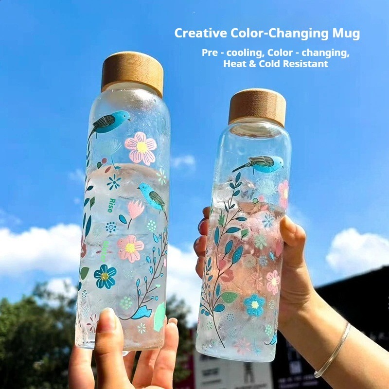 Temperature Changing Glass Cup - Cold Brew Bottle 评论和价格
