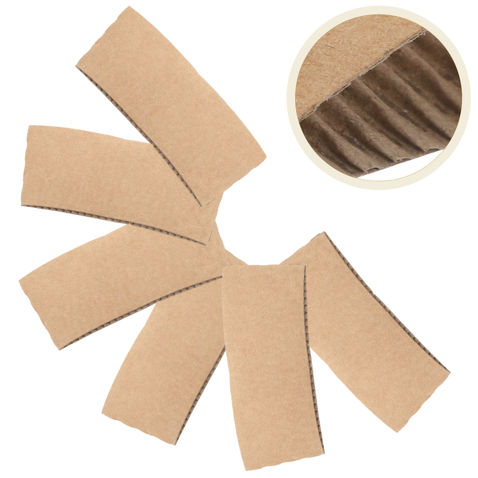 100Pcs Kraft Paper Cup Sleeves - Coffee Tea Paper Cups 评论和价格