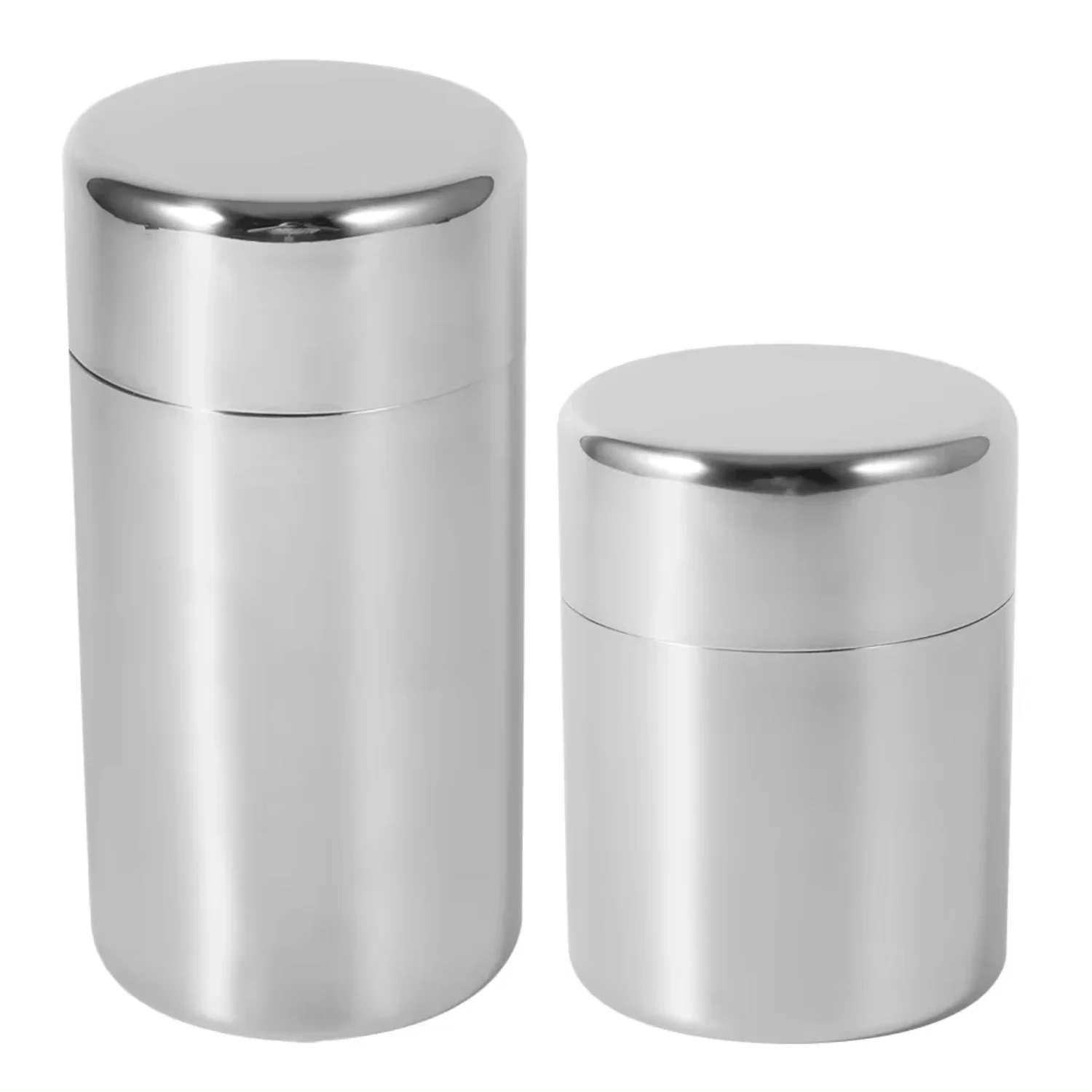 Stainless Steel Tea Leaf Tins  - Coffee Tea Sugar Container Set 评论和价格