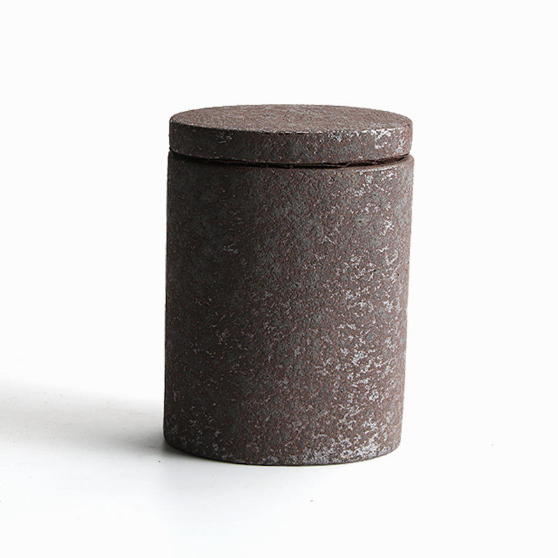 Vintage Stoneware Tea Jar Cyli - Coffee Tea Sugar Container Set 评论和价格