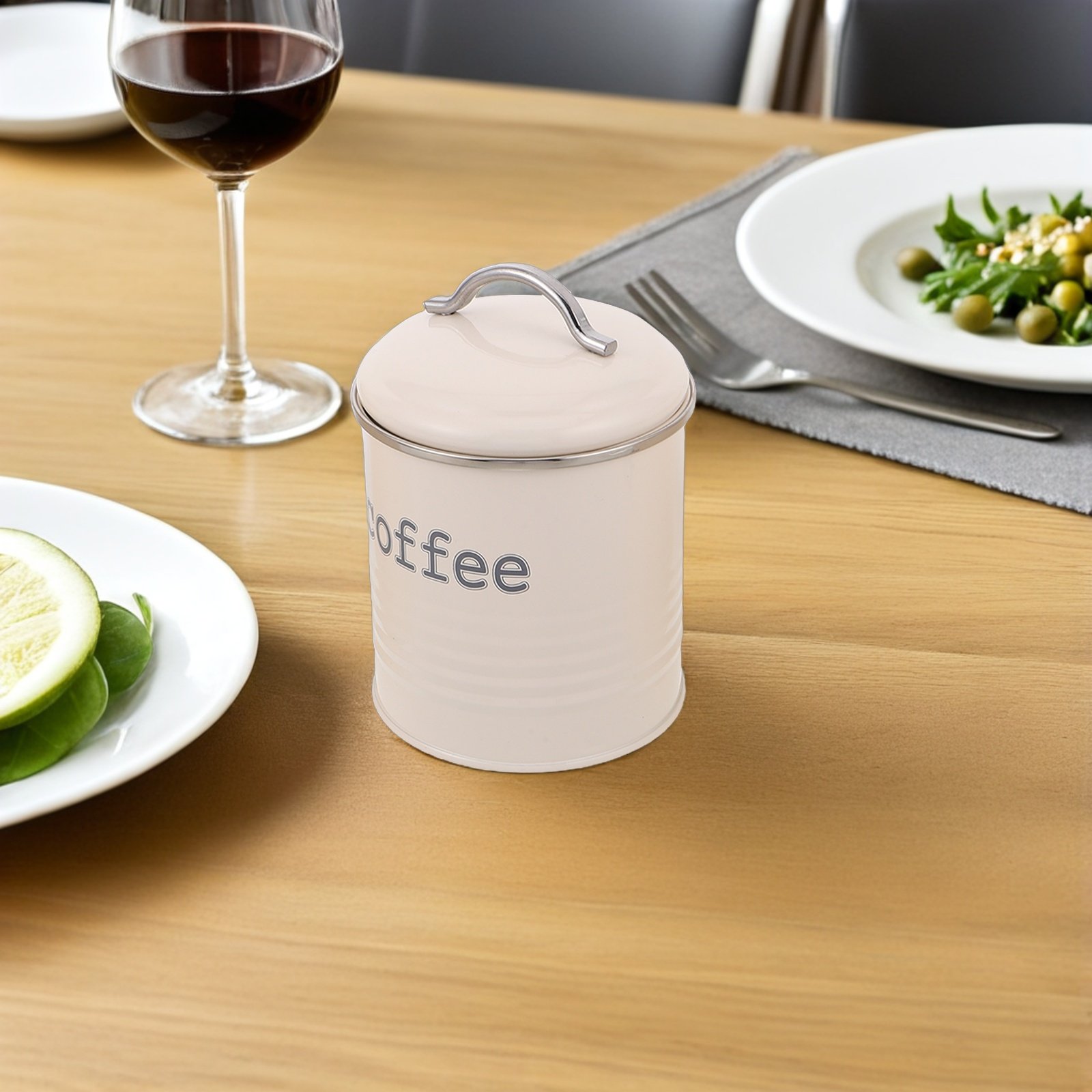 3Pcs Sealed Coffee Bean Contai - Coffee Tea Sugar Container Set 评论和价格