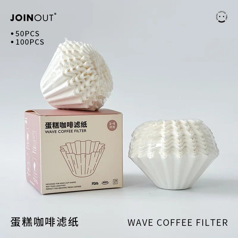 50/100pcs Hand Brewed Coffee F - Coffee Tea Paper Cups 评论和价格